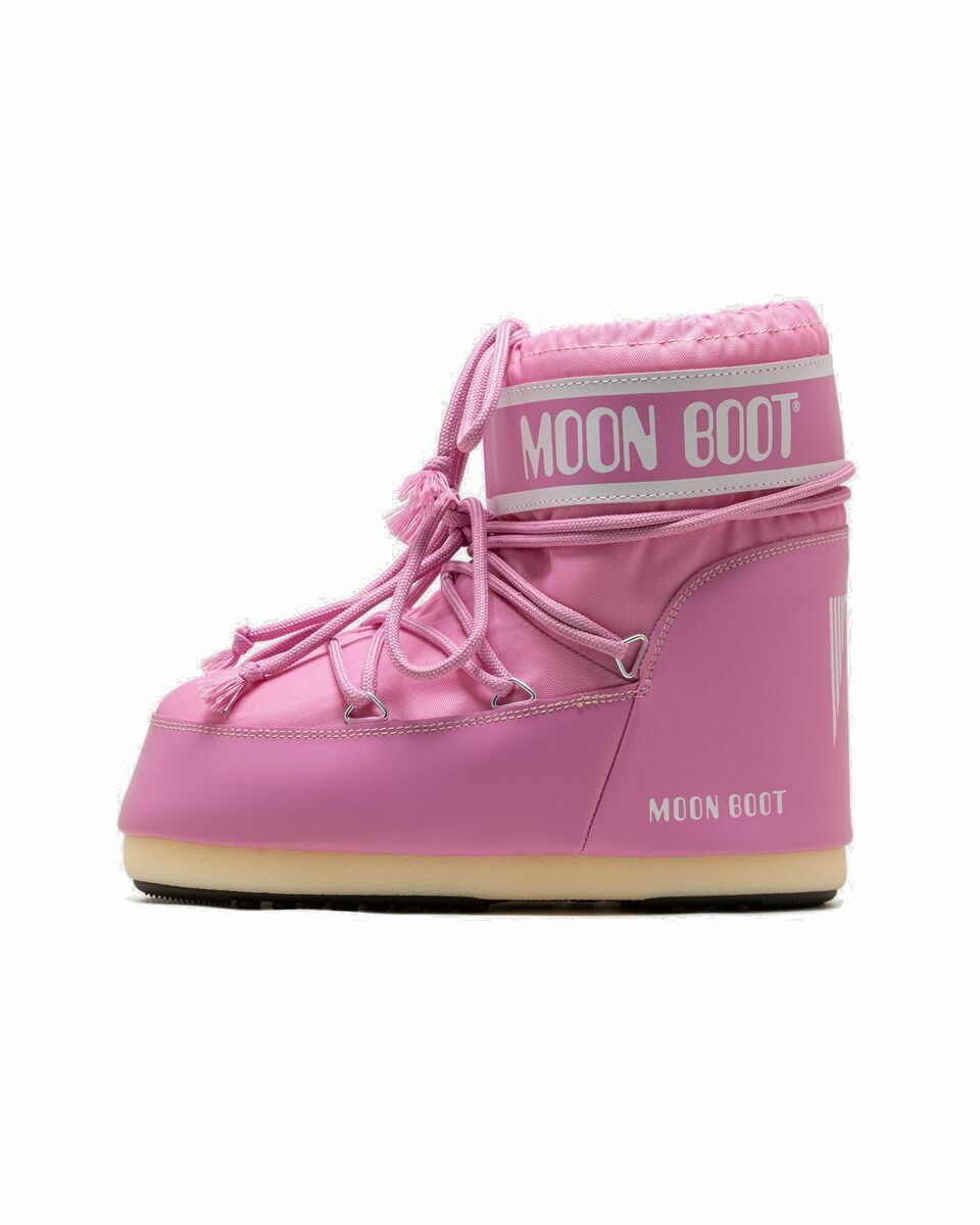 ICON LOW HOT-PINK NYLON BOOTS