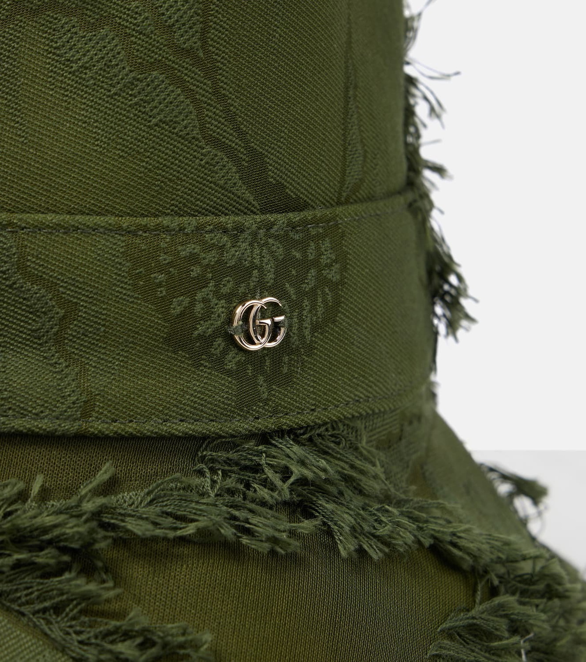 Gucci Double G distressed canvas bucket hat Gucci display picture 1