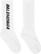 Balenciaga White Racer Socks