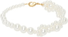 Simone Rocha White Daisy Bracelet