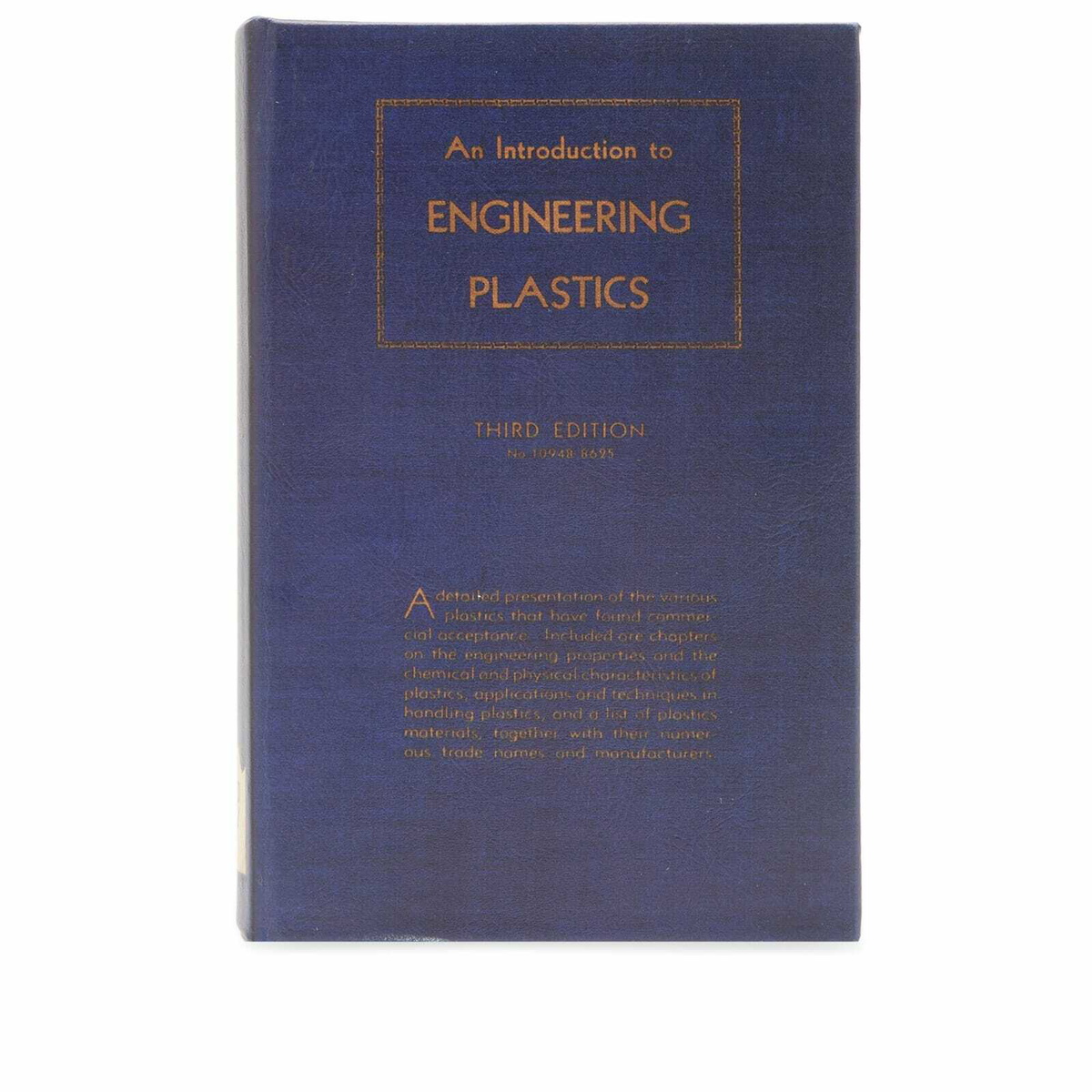 Puebco Empty Book Storage Box - Vehicular Engine in Blue 