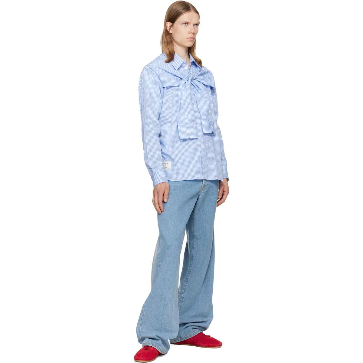Charles Jeffrey LOVERBOY Blue Hold Me Shirt