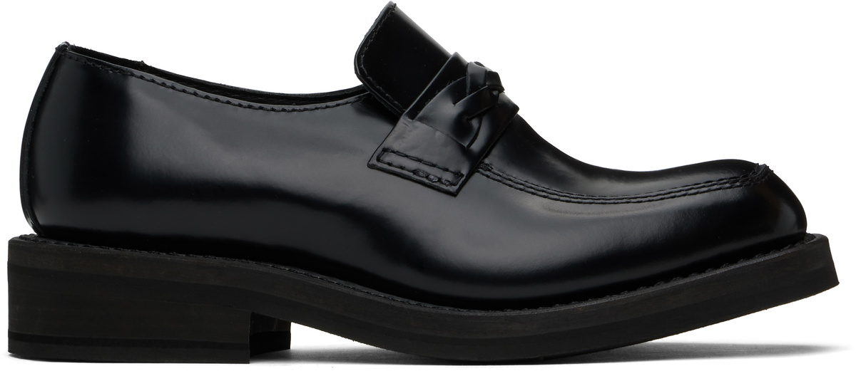 靴 emporio armani dress shoes our legacy OUR LEGACY WORK SHOP Emporio Armani Black Sentiero Loafers