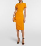Victoria Beckham Crêpe midi dress
