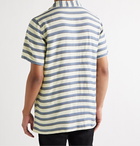 Onia - Vacation Camp-Collar Striped Woven Shirt - Neutrals