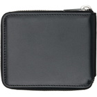 Palm Angels Black Classic Logo Zip Around Wallet