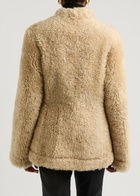 Toteme Shearling Jacket Beige