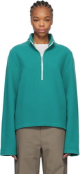Rier Blue Fleece Sweater