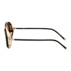 Matsuda Black and Gold M3080 Sunglasses