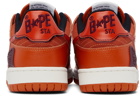 BAPE Orange Sk8 Sta #2 Sneakers