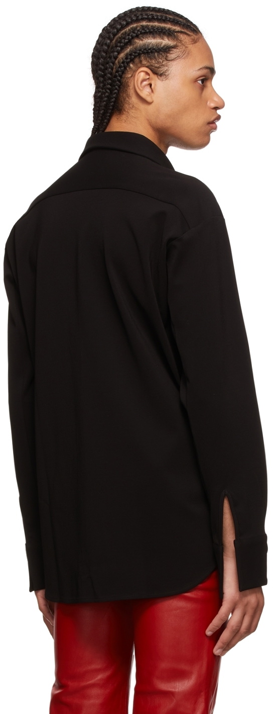 Maximilian Black Viscose Shirt