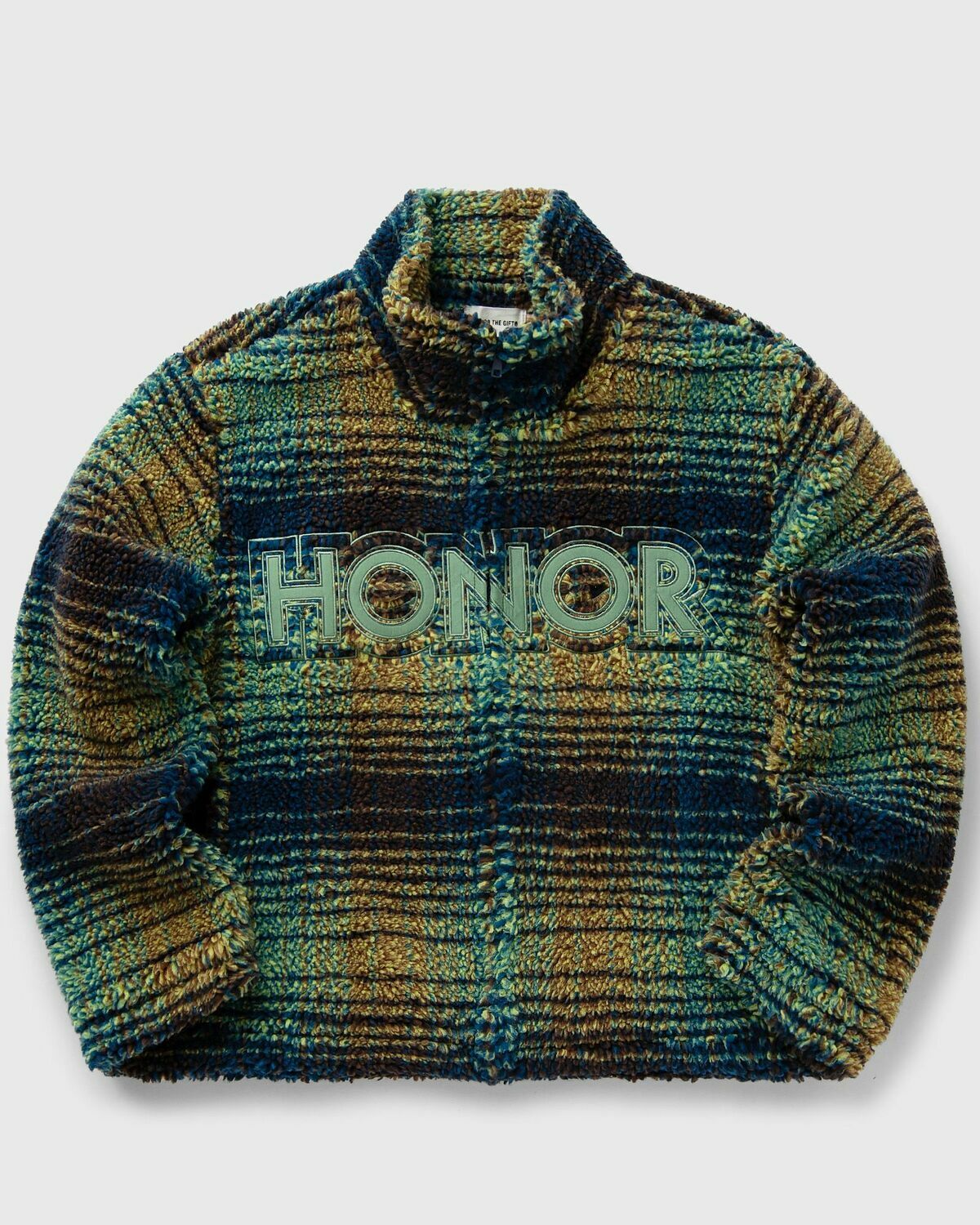 Honor The Gift ROBINSON PLAID JACKET Green Mens Fleece Jacket