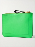 TOM FORD - Full-Grain Leather Pouch - Green