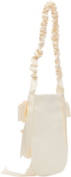 Gohar World Off-White Demi-Baguette Bag