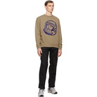 Billionaire Boys Club Taupe Chainstitch Astro Logo Sweatshirt