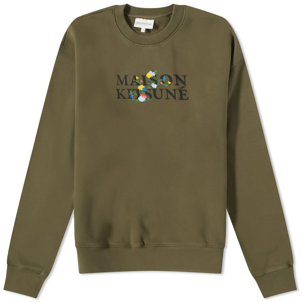 Maison Kitsune Multicolor Wool Monogram Sweater Maison Kitsune