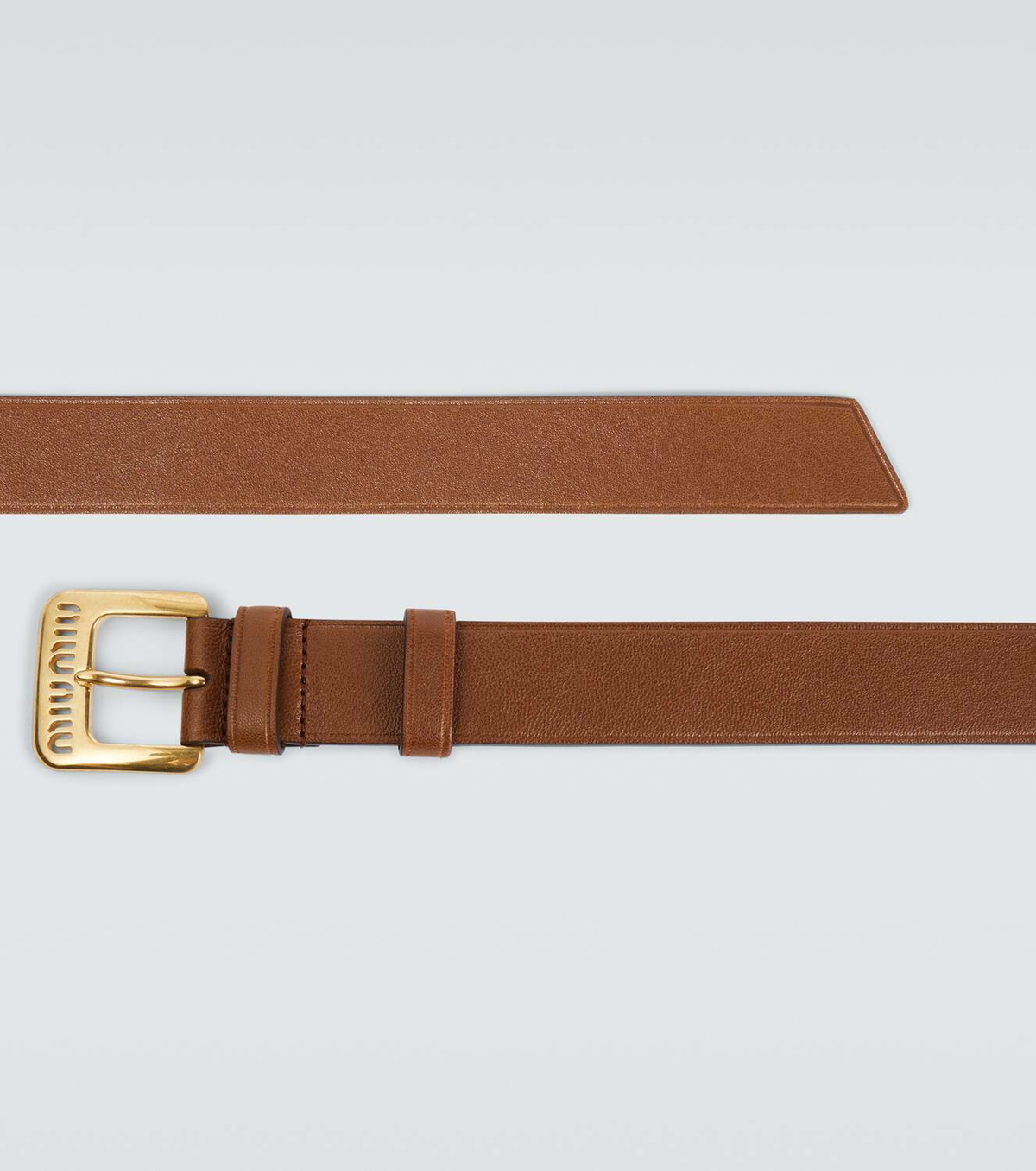 Miu Miu Logo leather belt Miu Miu