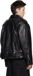 LU'U DAN Black L-D Perfecto Leather Jacket