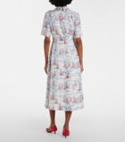 Emilia Wickstead Khloe printed wool midi dress