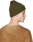 Afield Out Khaki & Black Two-Tone Beanie