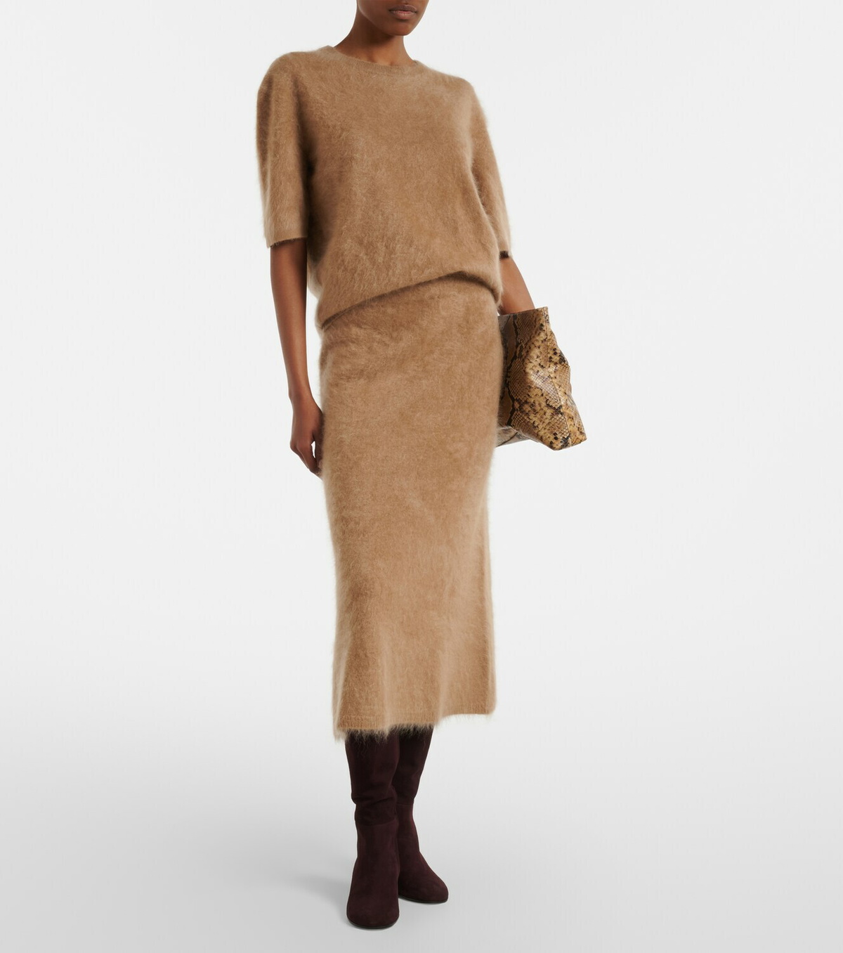 Gianvito Rossi Joelle suede knee-high boots