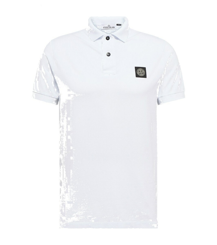 Photo: Stone Island Cotton-blend polo shirt