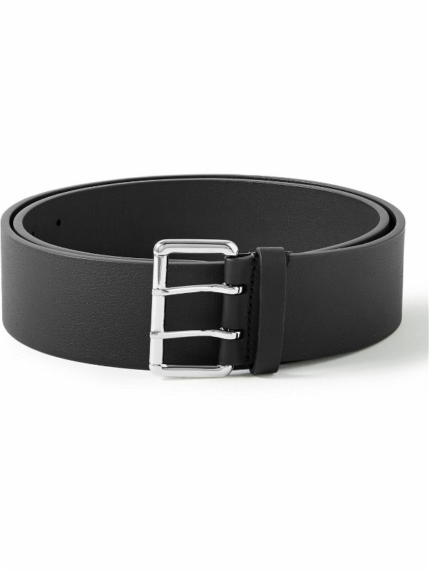 Photo: Anderson's - 4.5cm Leather Belt - Black