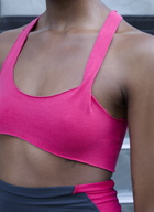GREG ROSS Raw Cut Bra Top