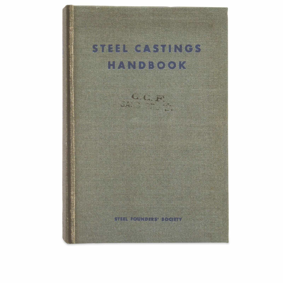 Puebco Empty Book Storage Box - Steel Casting in Grey 