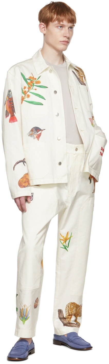 ADISH Off-White Small Talk Studio Edition Cotton Trousers