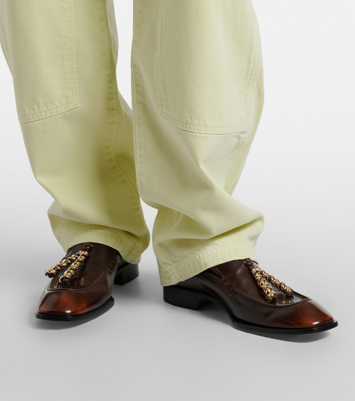 Agolde Laria Pieced tapered jeans