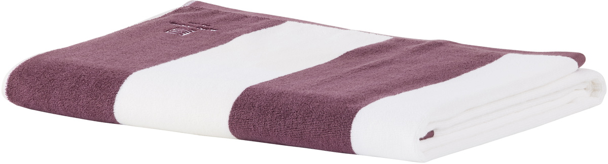Soho Home White & Purple 'New York' House Pool Towel
