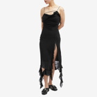 Acne Studios Women's Delouise Chiffon Dress in Black