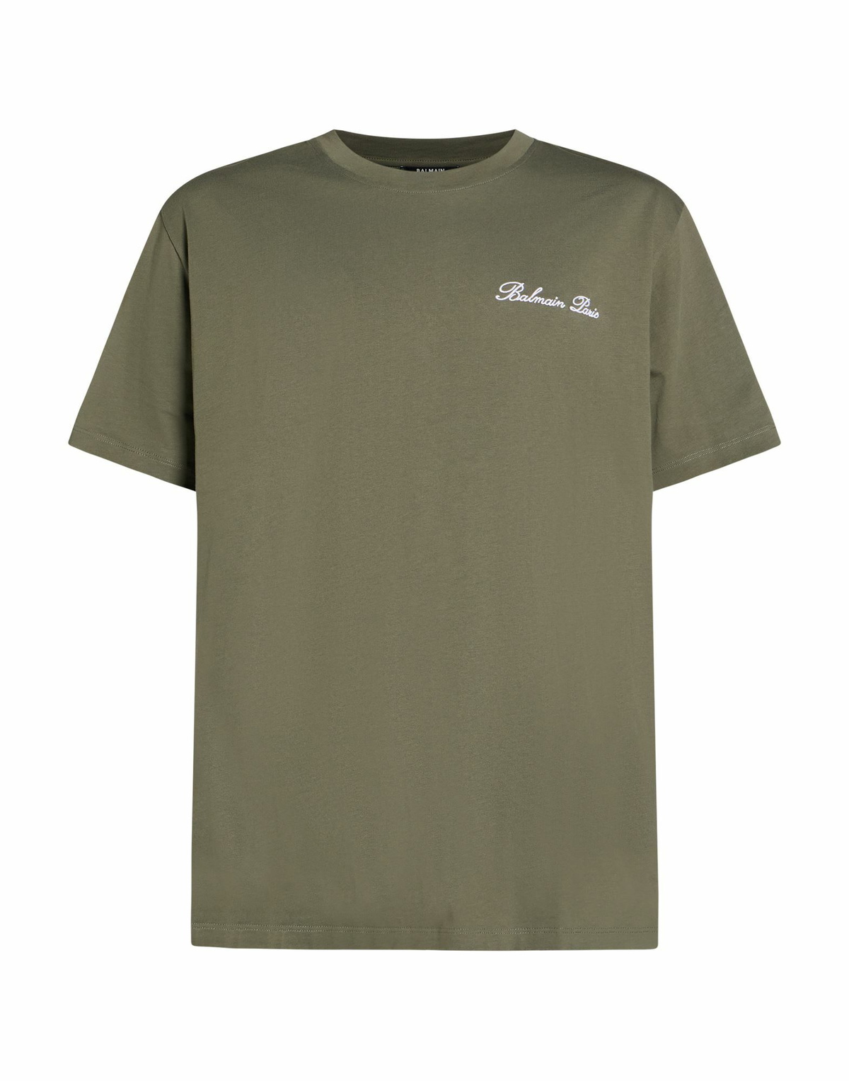 Balmain Mens T-shirt Military in Green