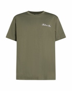 Balmain Mens T-shirt Military in Green