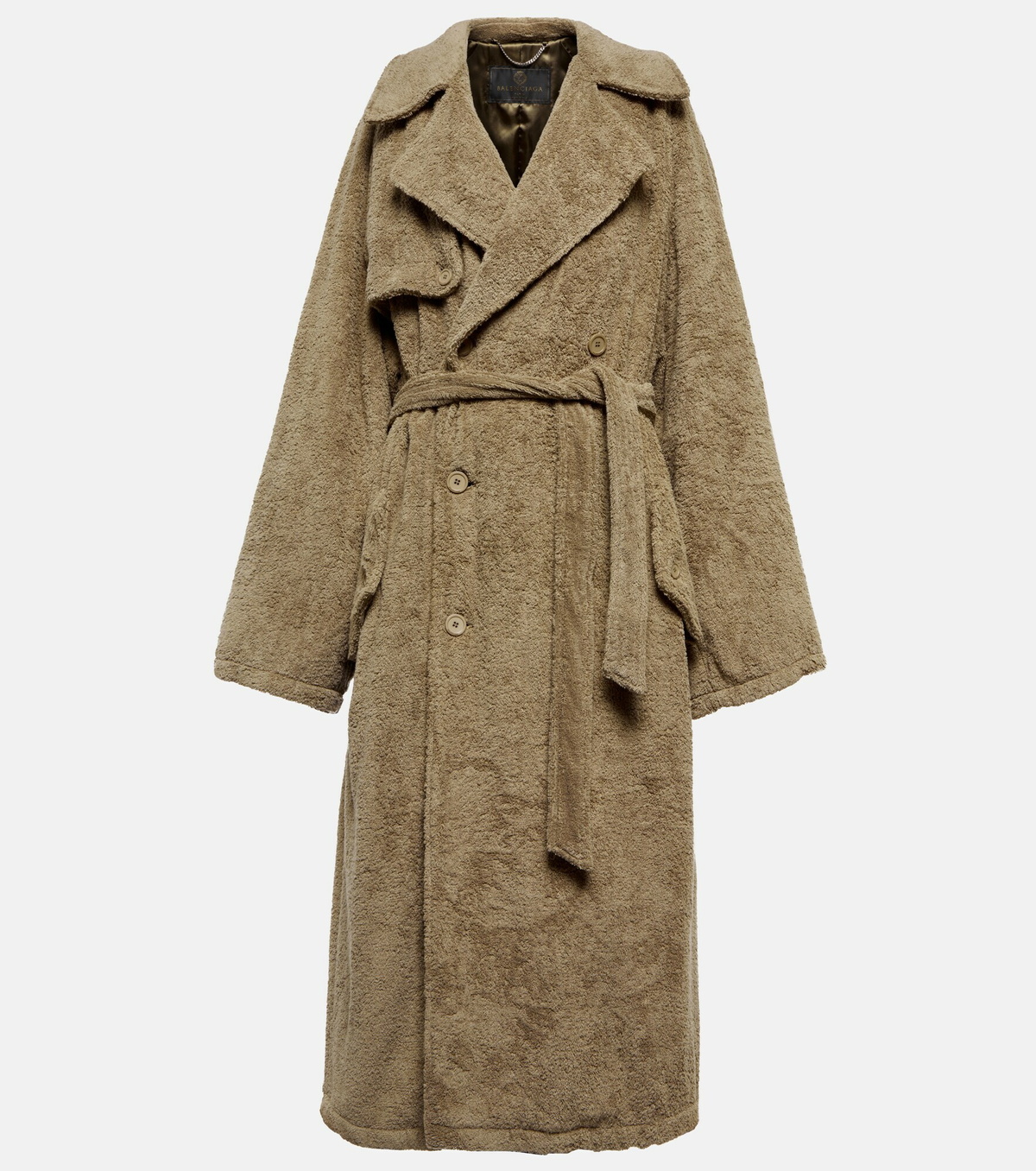 Balenciaga - Towel cotton terry trench coat