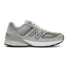 New Balance Grey US Made 990 V5 Sneakers