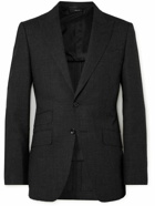 TOM FORD - O'Connor Slim-Fit Checked Wool Suit Jacket - Black