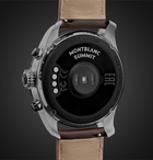 Montblanc - Summit 2 42mm Stainless Steel and Leather Smart Watch - Brown