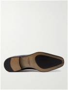 Manolo Blahnik - Whole-Cut Patent-Leather Oxford Shoes - Black