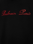 BALMAIN - Logo Signature Cotton Hoodie
