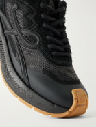 LOEWE - Pogo Rubber-Trimmed Mesh Sneakers - Black