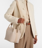 Loro Piana Bale Small leather bucket bag