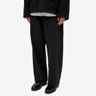 mfpen Men's Easy Trousers in Black Seersucker