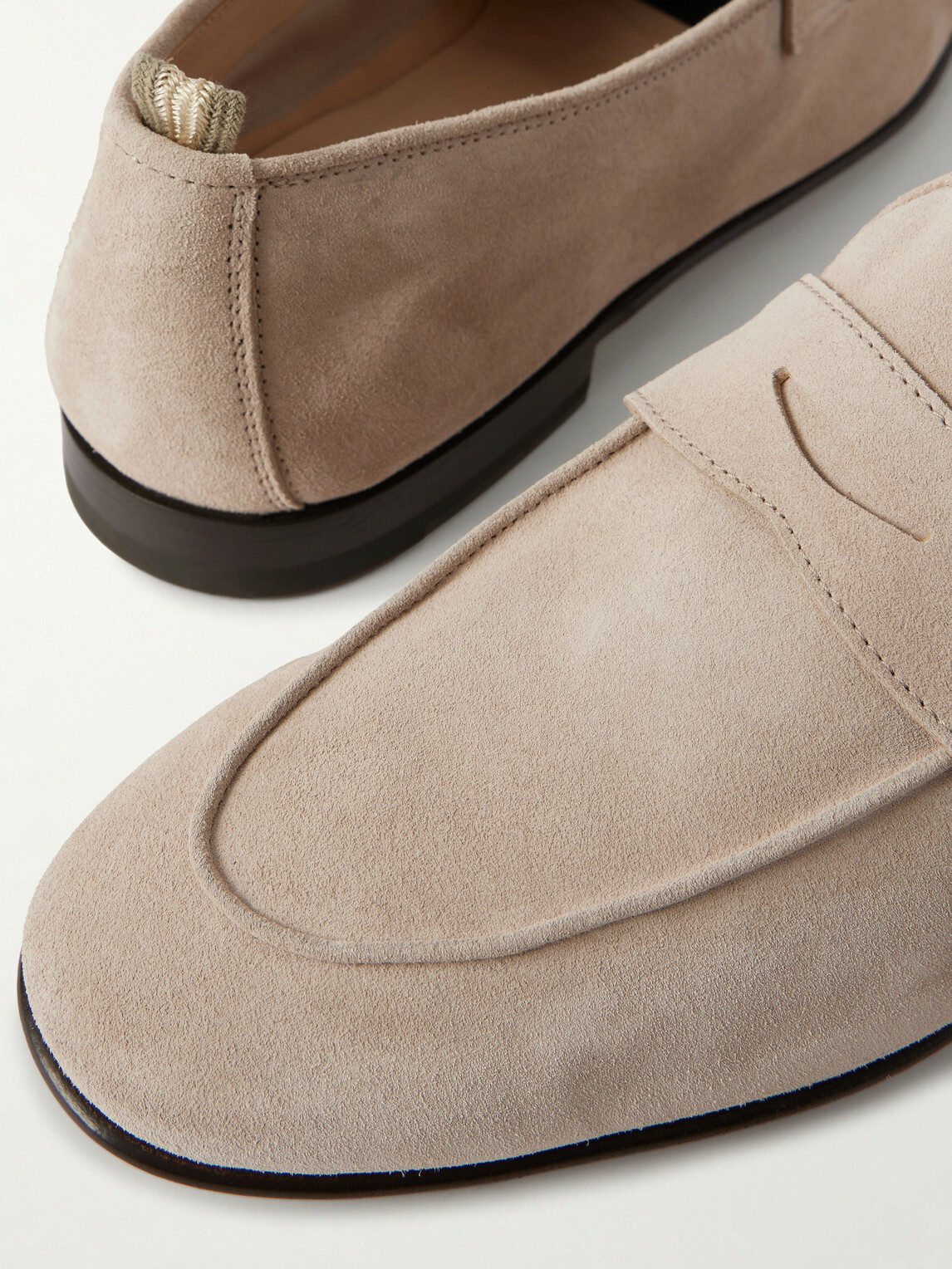 Officine Creative - Oliver 010 Suede Penny Loafers - Brown