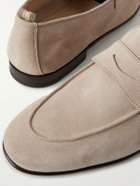 Officine Creative - Oliver 010 Suede Penny Loafers - Brown