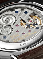 NOMOS Glashütte - Ludwig Hand-Wound 38mm Stainless Steel and Leather Watch, Ref. 237