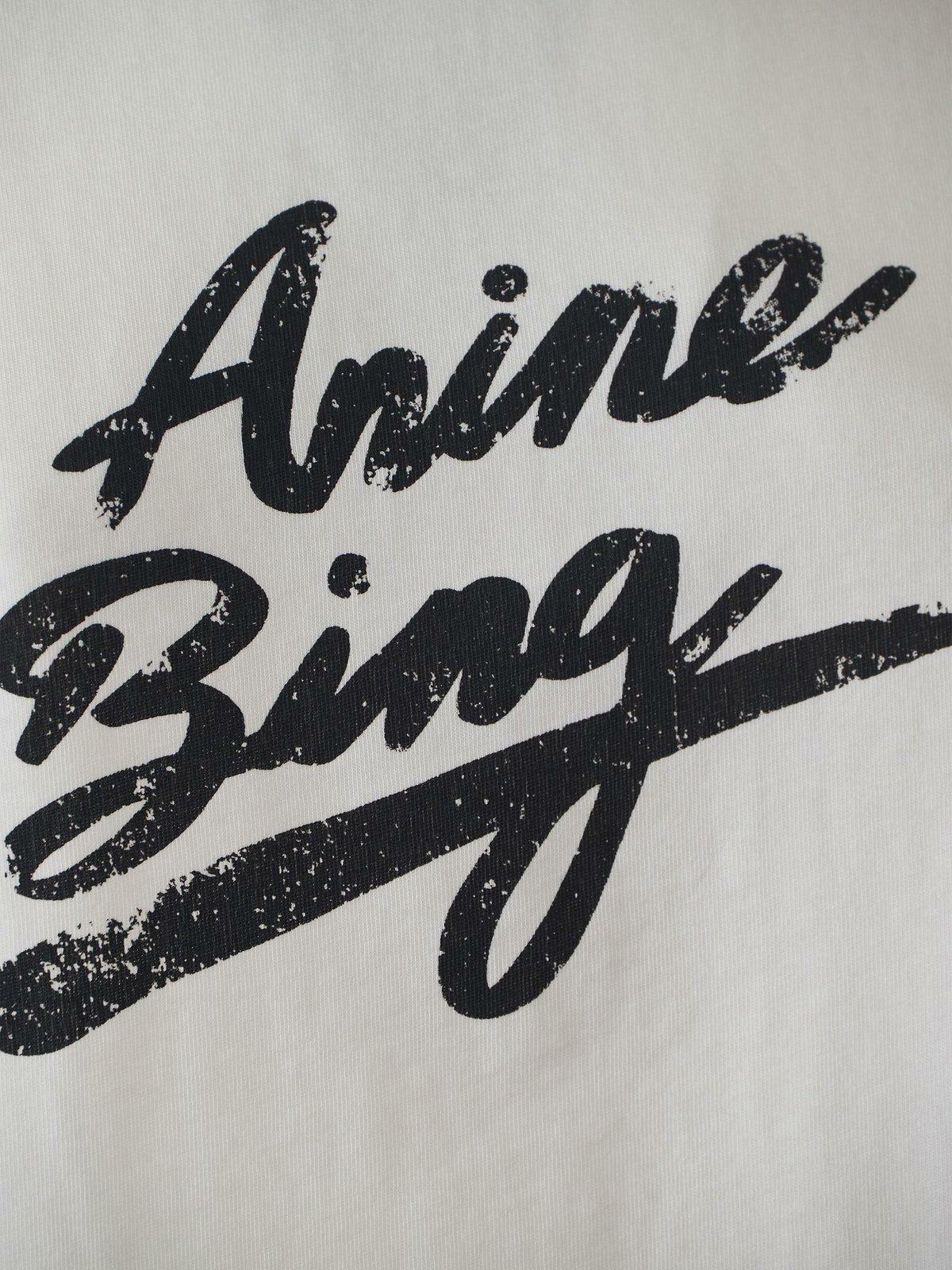 Anine Bing Jaylin Logo Printed T-shirt