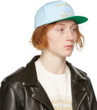 Rhude Blue & Gold Casino Crest Cap