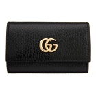 Gucci Black Small GG Marmont Key Case